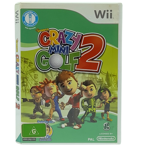 Crazy Mini Golf 2 - Wii Nintendo