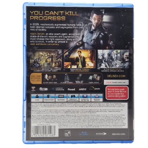 Deus Ex Mankind Divided Day One Edition- PS4